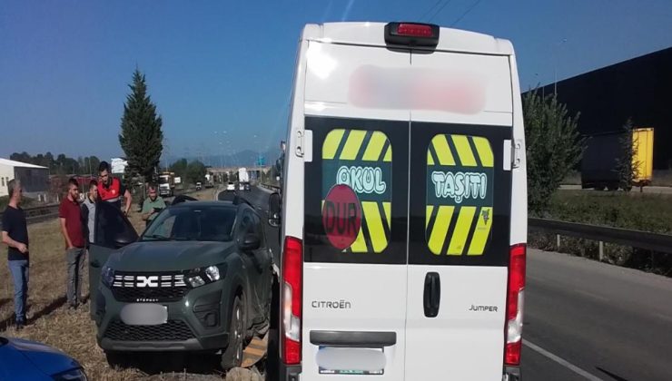 Servis Şoförünün Soğukkanlılığı Olası Facianın Önüne Geçti